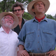 The original Jurassic Park cast seen in a still from the 1993 action-adventure classic.